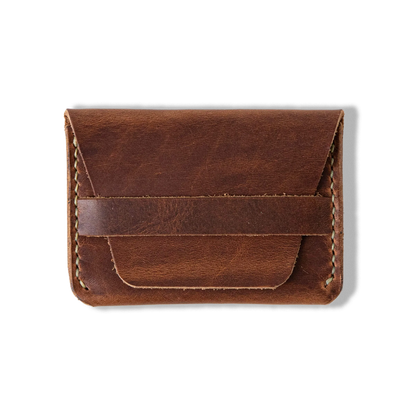 English Tan Flap Wallet