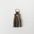 Forest Green Tassel Keychain- leather tassel keychain - KMM & Co.