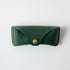 Green Sunglasses Case- leather glasses case - KMM & Co.