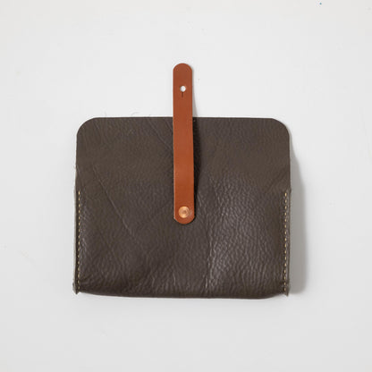 Grey Cypress Clutch Wallet- leather clutch bag - leather handmade bags - KMM &amp; Co.