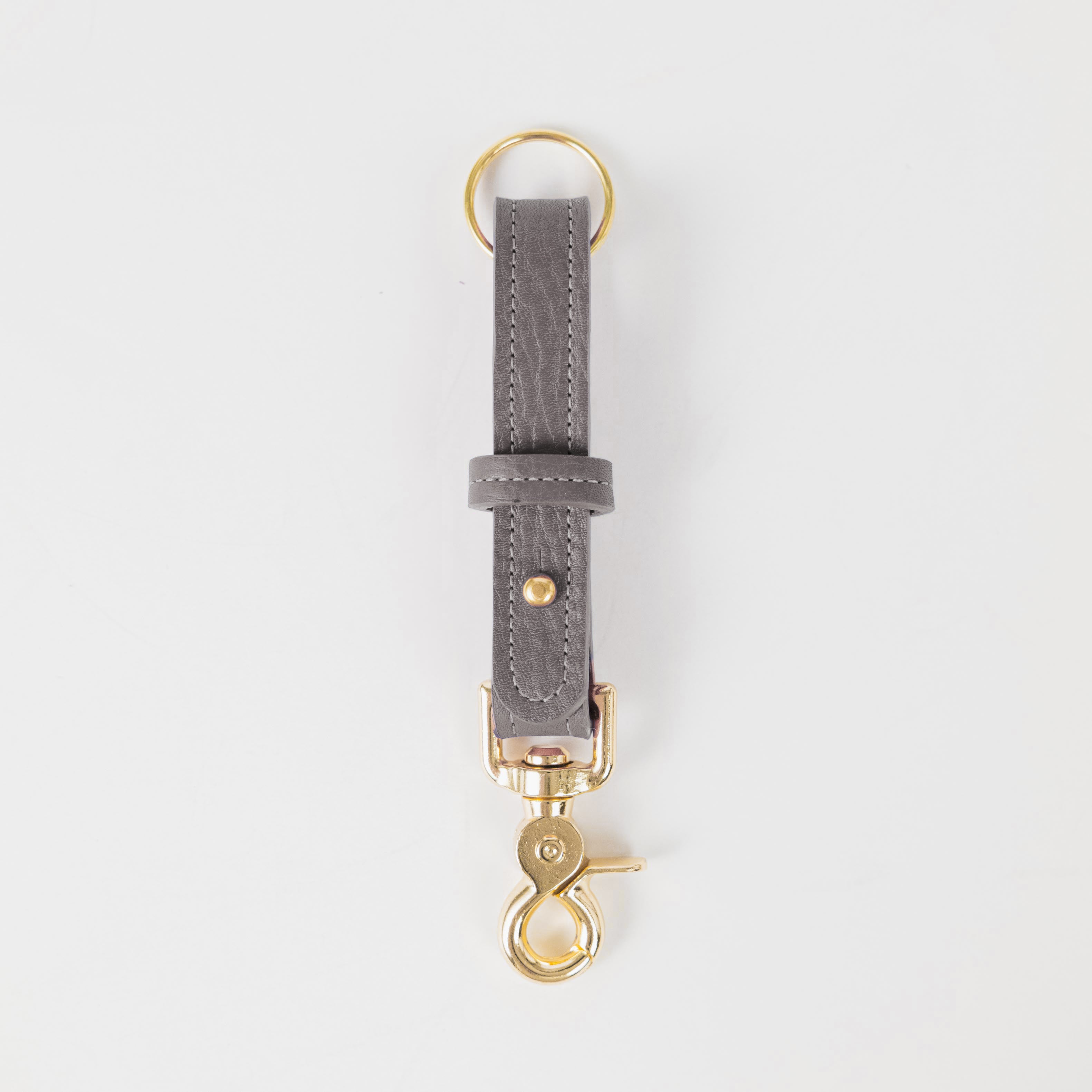 Grey Cypress Key Lanyard- leather keychain for men and women - KMM &amp; Co.