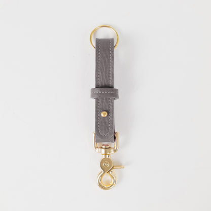 Grey Cypress Key Lanyard- leather keychain for men and women - KMM &amp; Co.