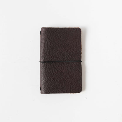 Hickory Travel Notebook- leather journal - leather notebook - KMM &amp; Co.