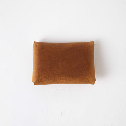 Honey Card Envelope- card holder wallet - leather wallet made in America at KMM &amp; Co.