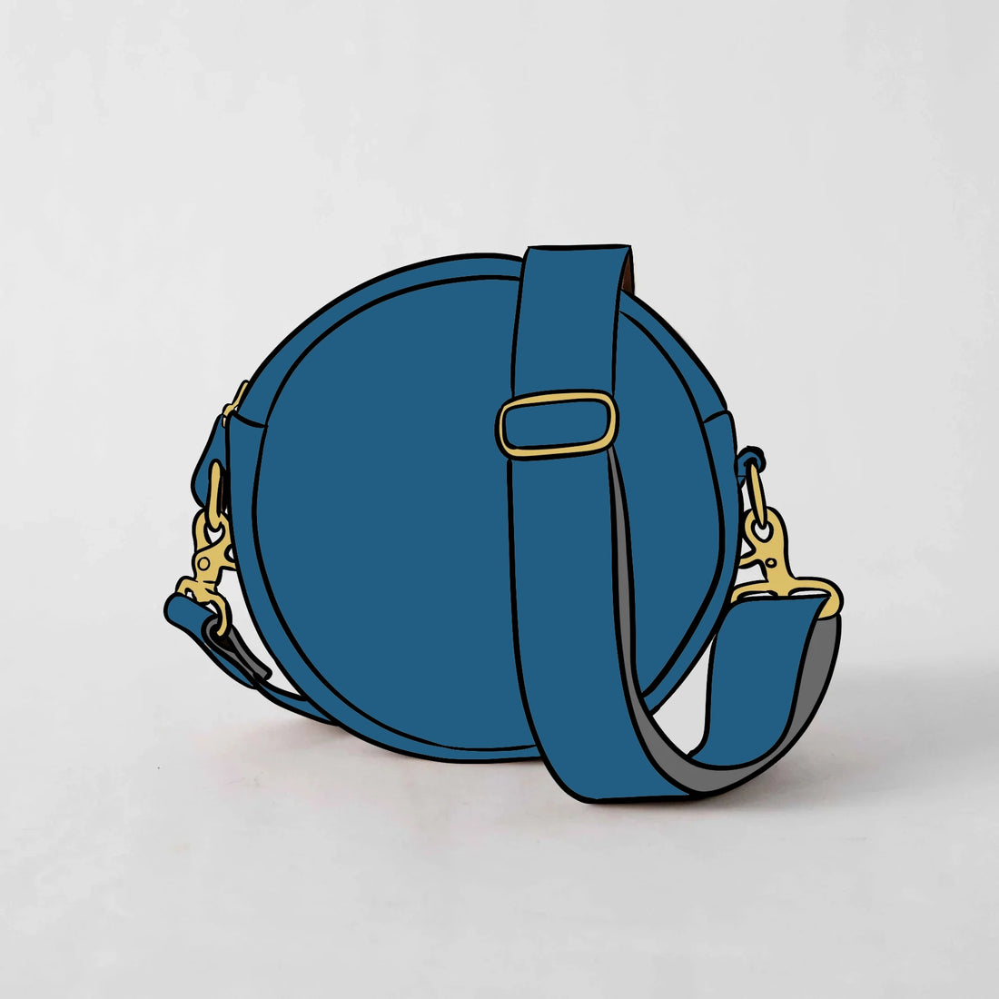 Leather Roulette Small Canteen Bag