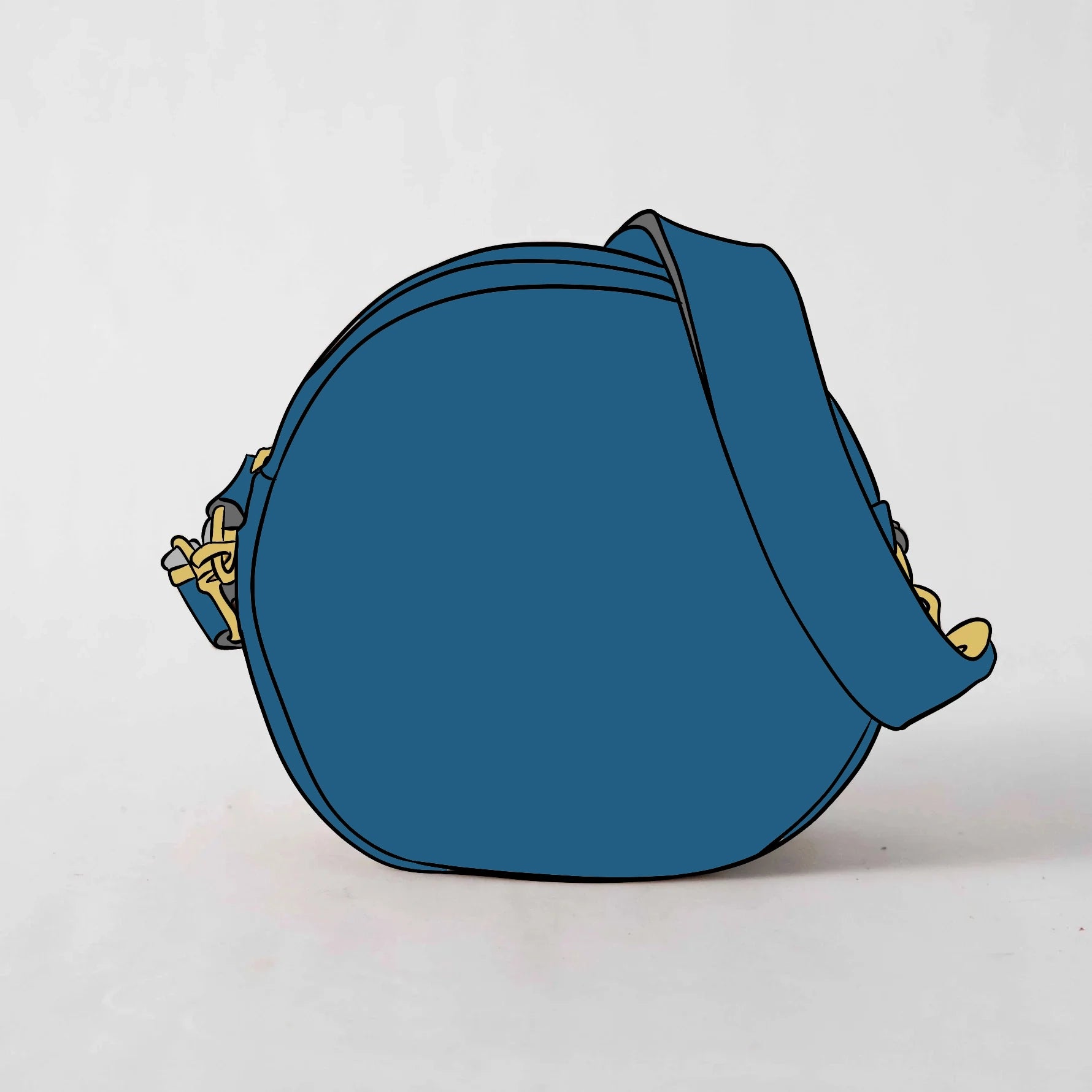 Leather Roulette Large Canteen Bag