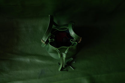 Leaf Cypress Bucket Bag