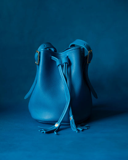 Cerulean Cypress Bucket Bag