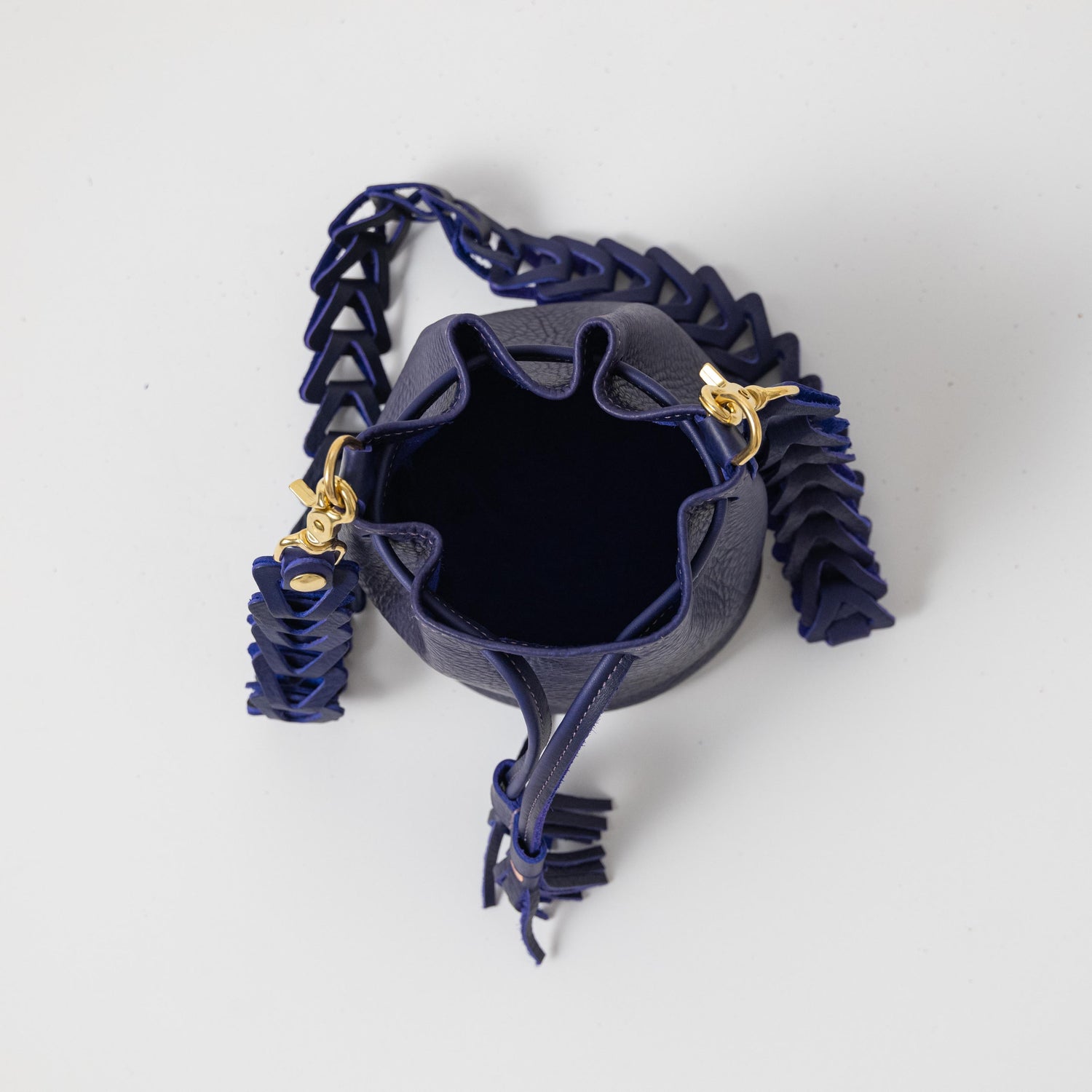 Violet Cypress Mini Bucket Bag