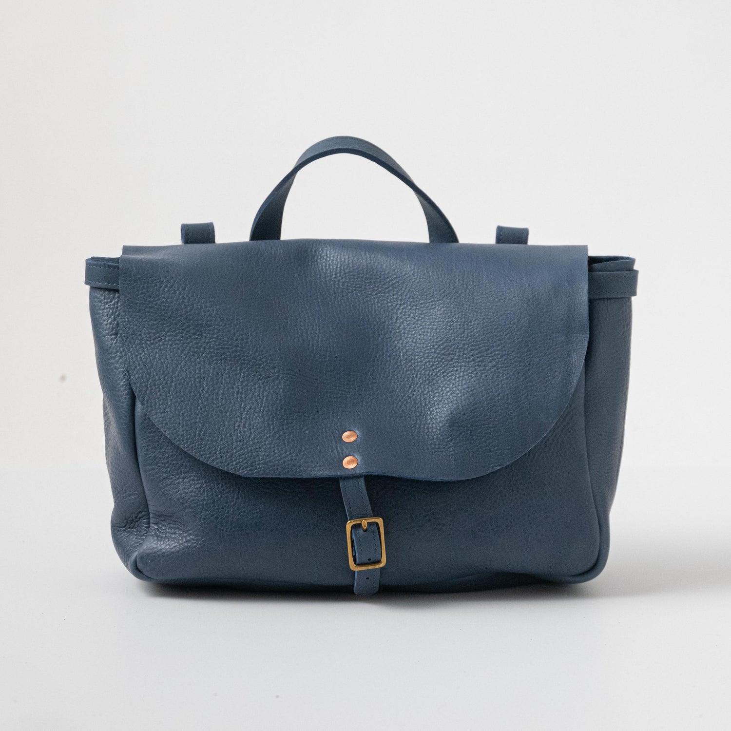 Leather Roulette Messenger Bag