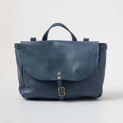 Leather Roulette Messenger Bag