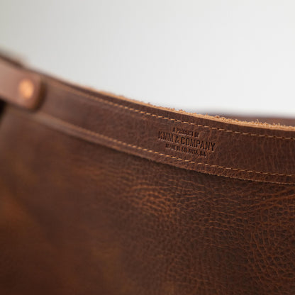 Leather Roulette Messenger Bag