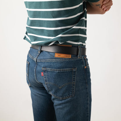 Black Leather Belt