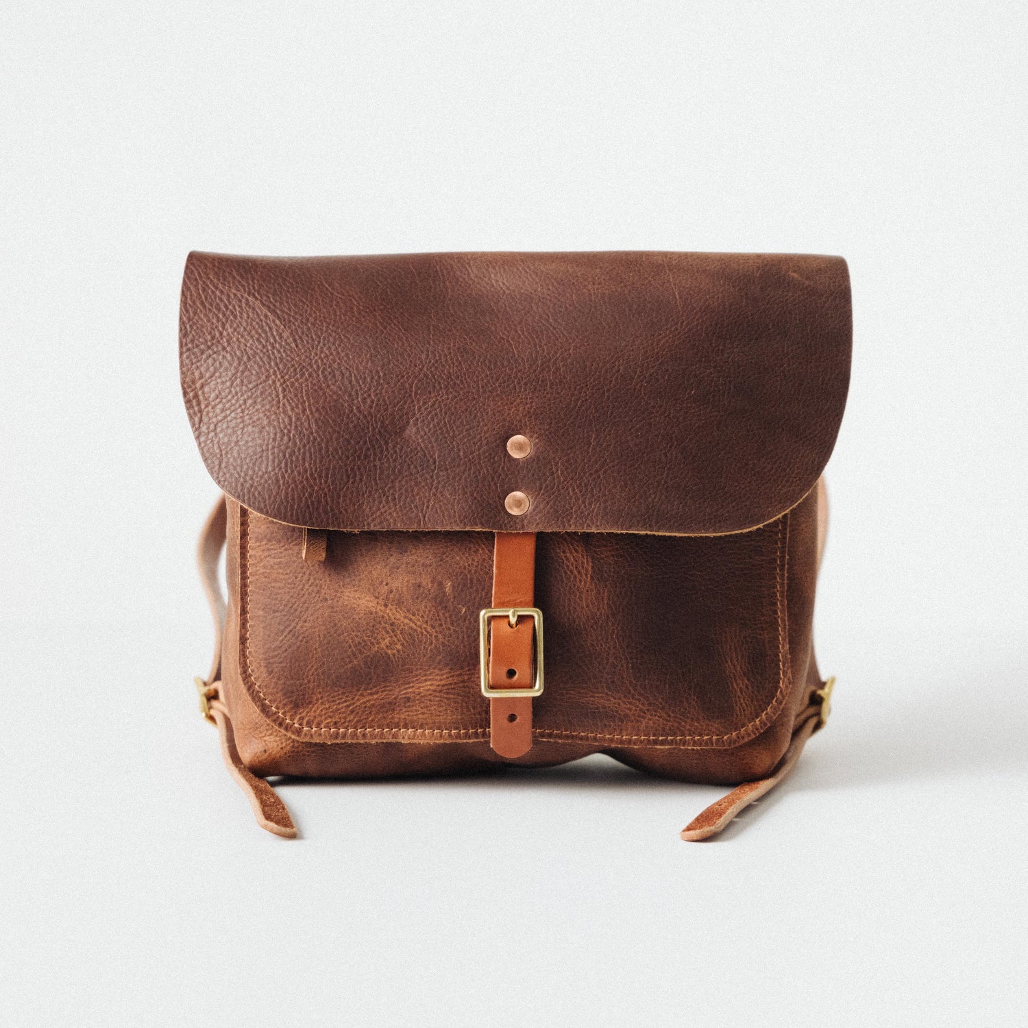 Leather Roulette Backpack