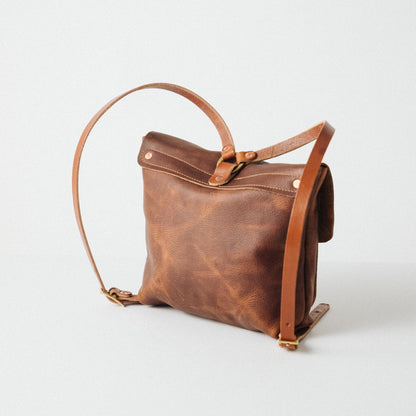 Leather Roulette Backpack