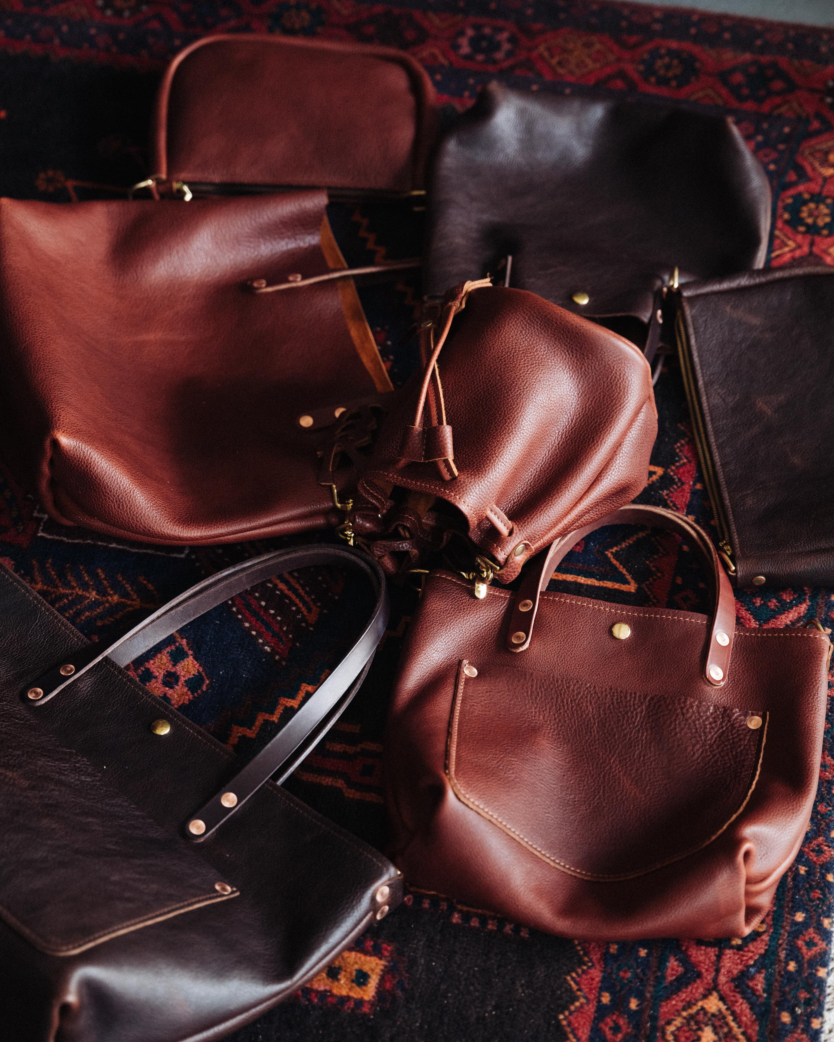 Dark Brown Bulldog Travel Tote