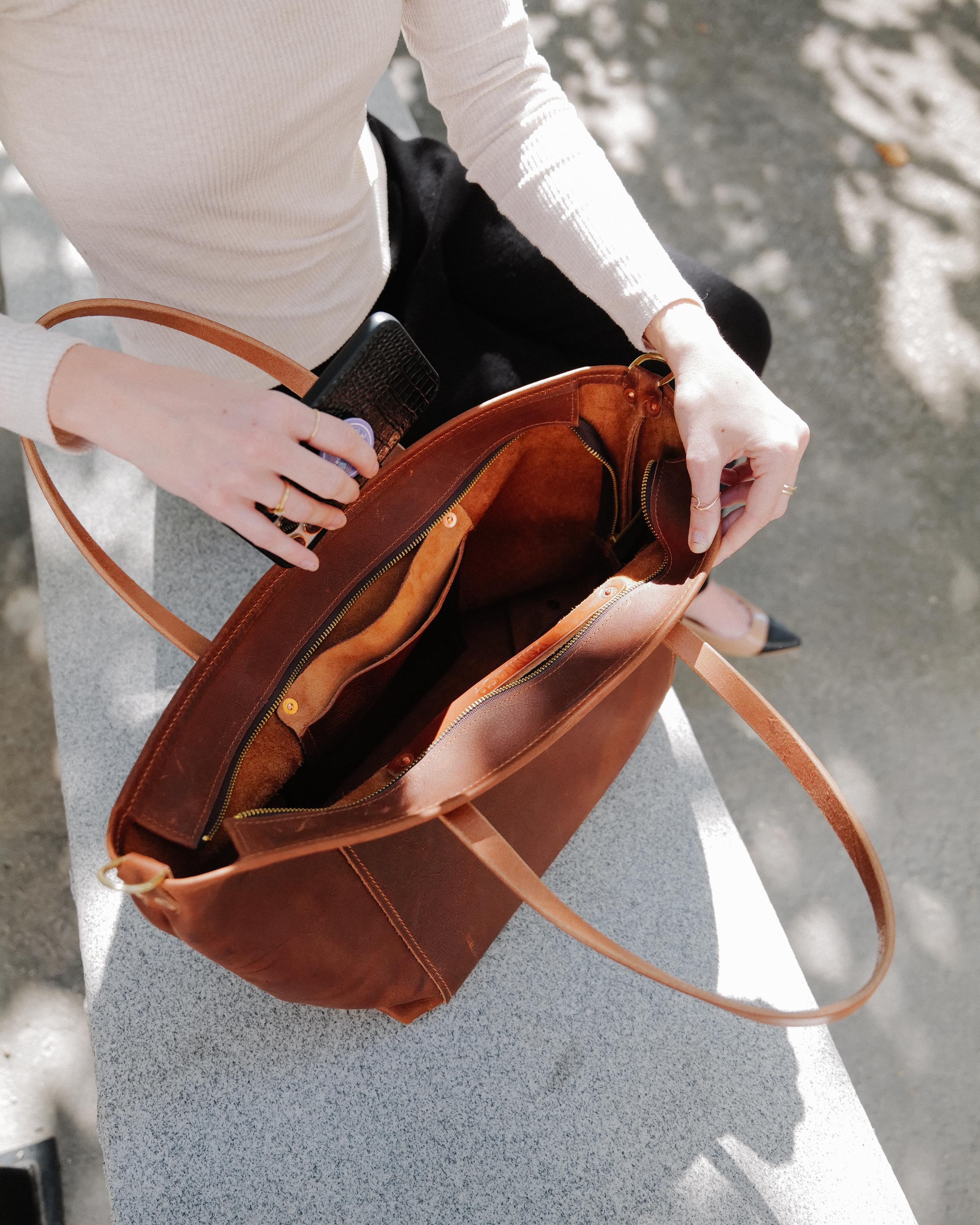 Navy Kodiak Market Tote