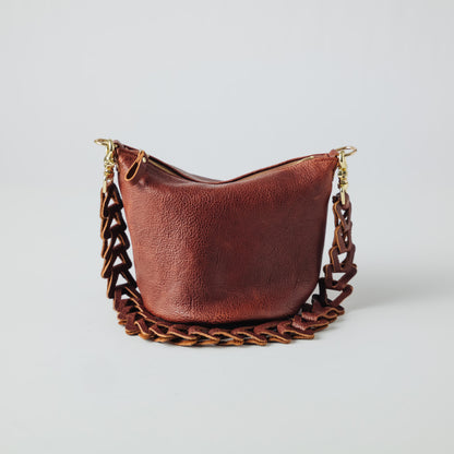 Bulldog Mini Zip-Top Bucket Bag