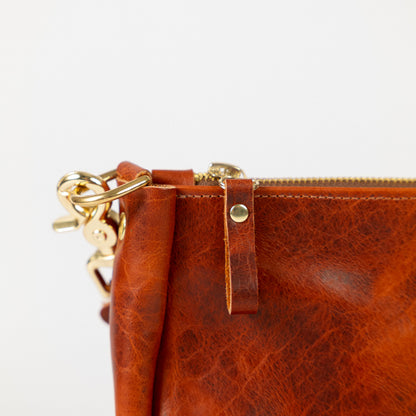 Scratch-and-Dent Whiskey Navajo Bison Medium Crossbody Bag