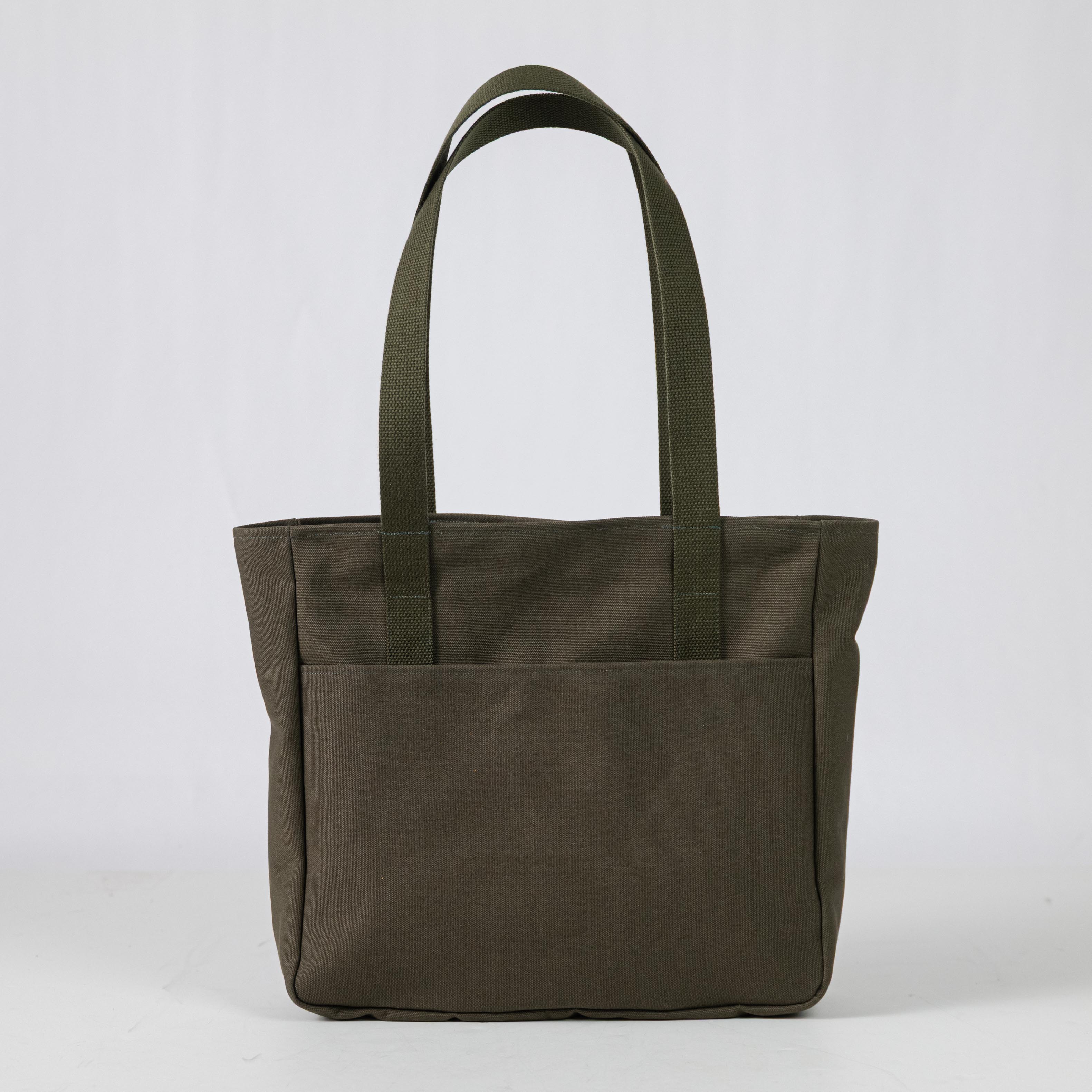 Green Canvas Carryall