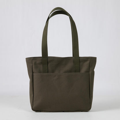 Green Canvas Carryall
