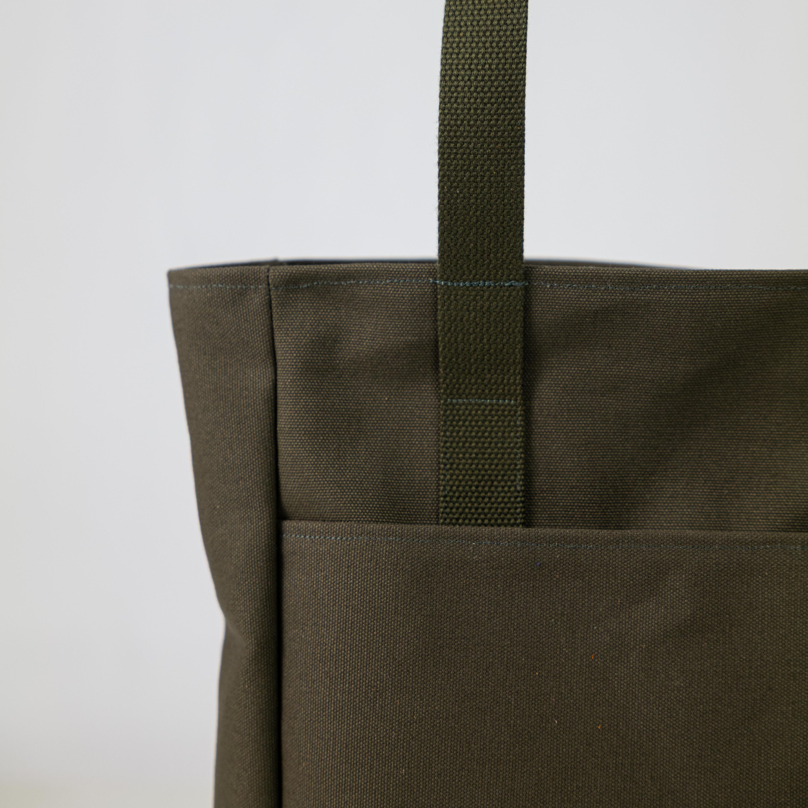 Brown Canvas Carryall