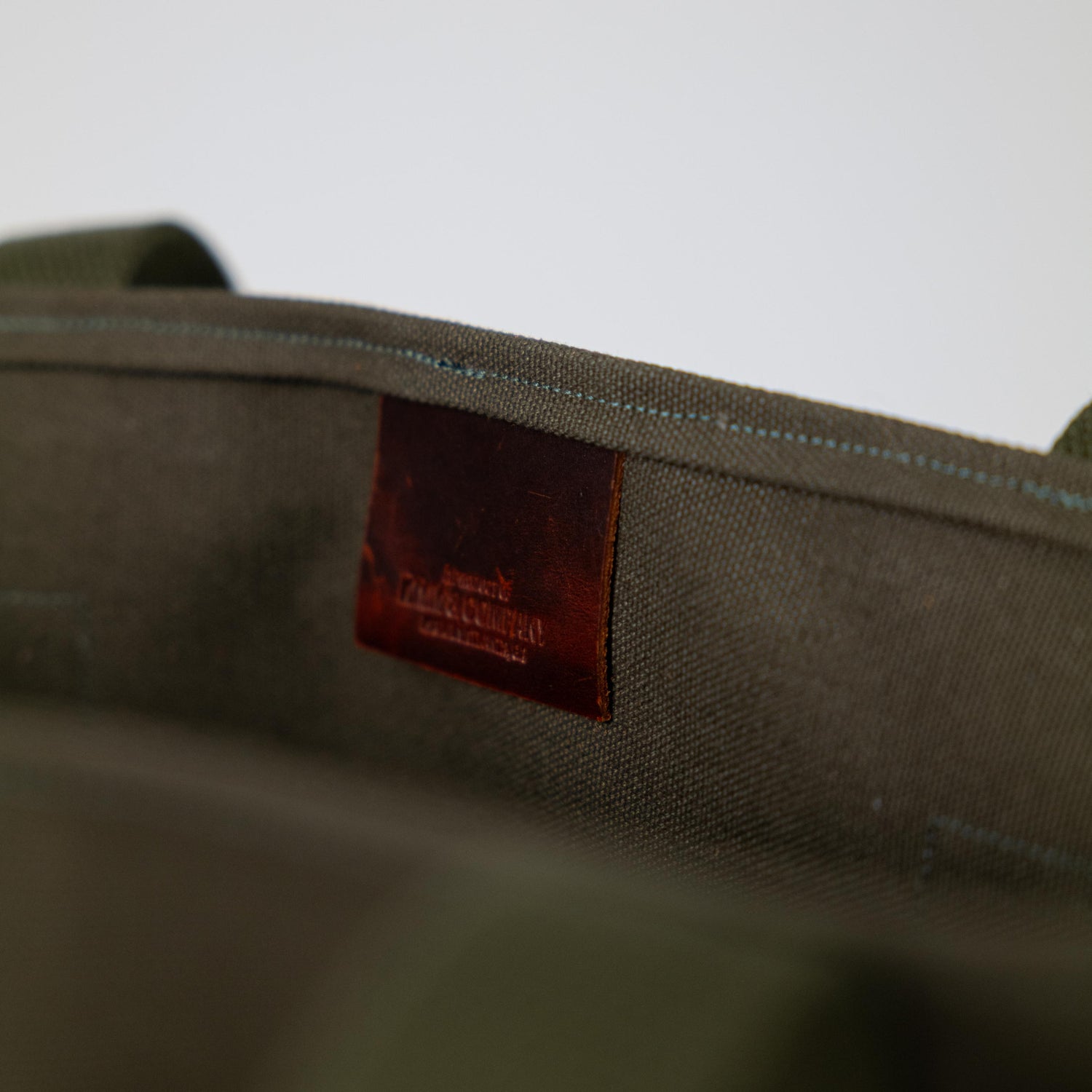Green Canvas Carryall