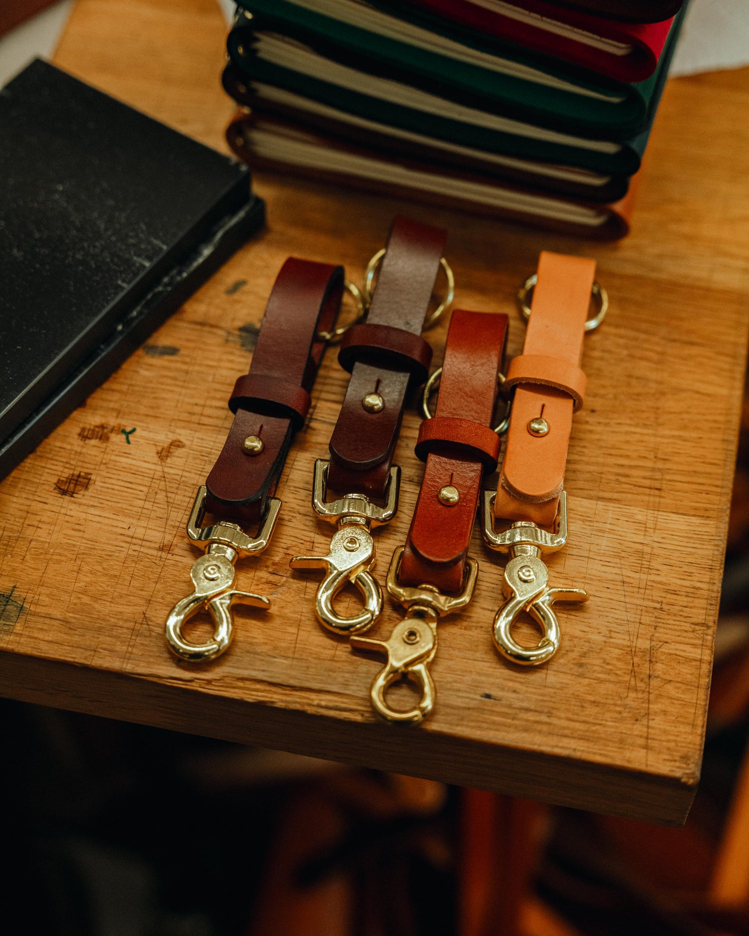 Tan Key Lanyard