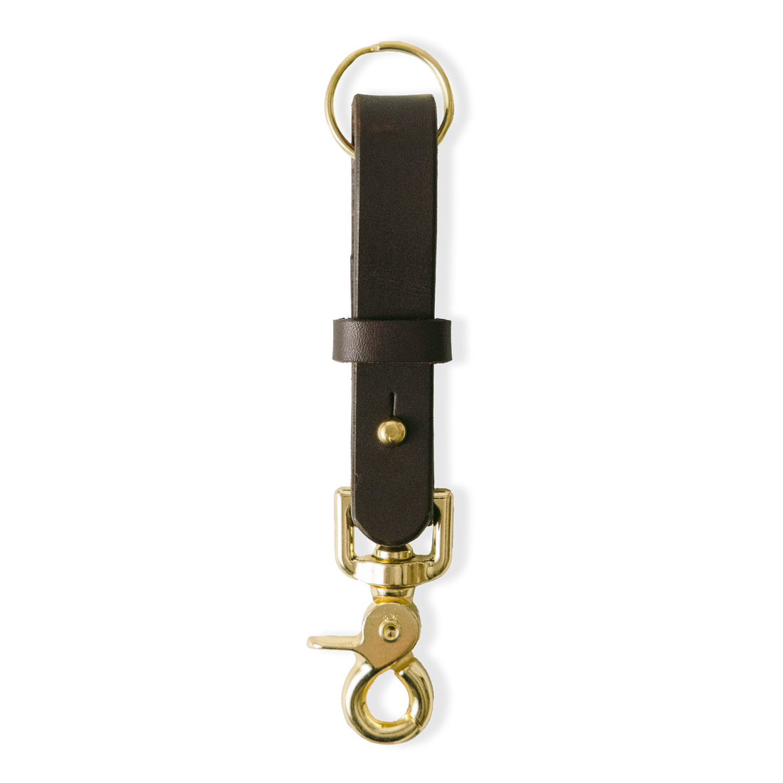 Dark Brown Key Lanyard