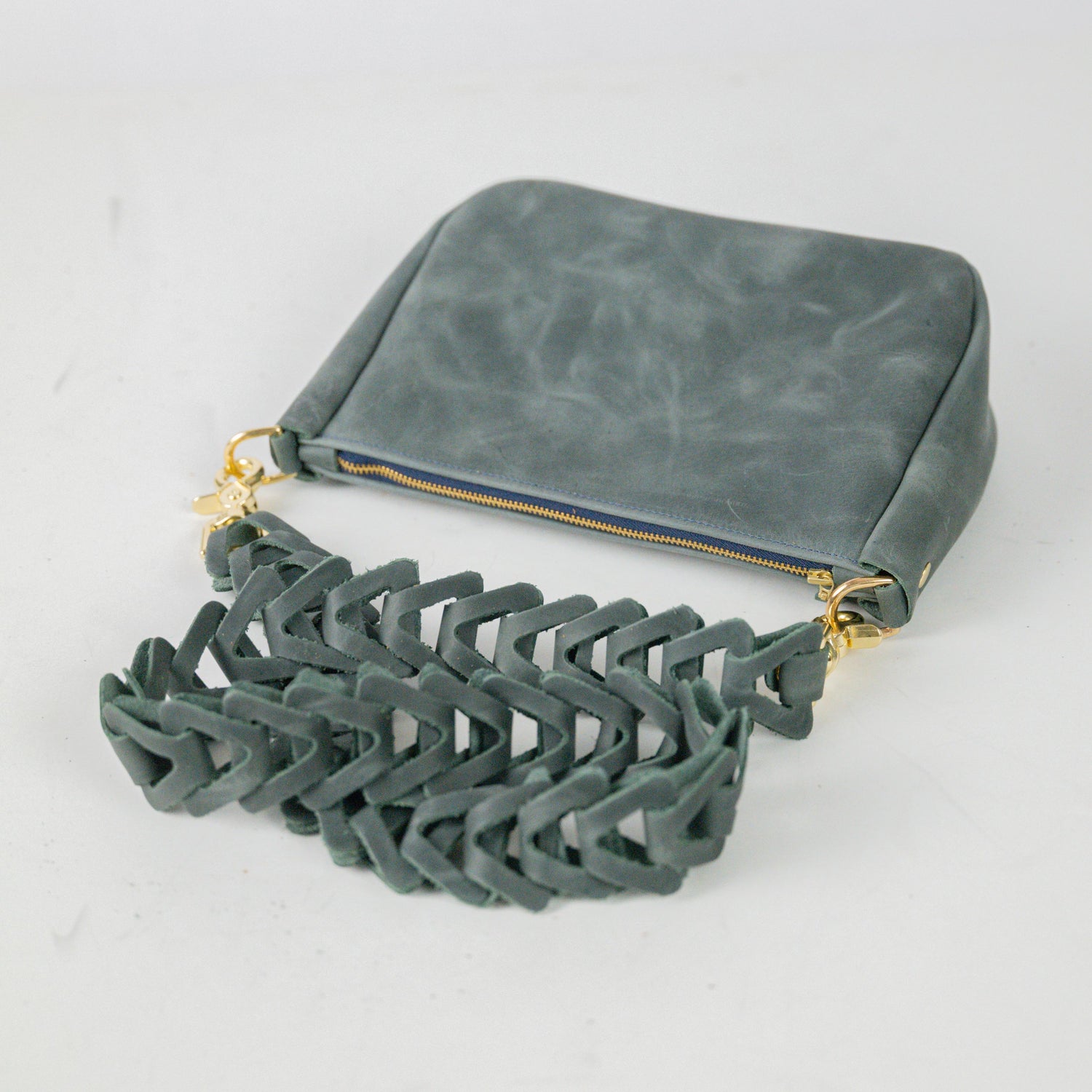 Atlantic Blue Medium Crossbody Bag