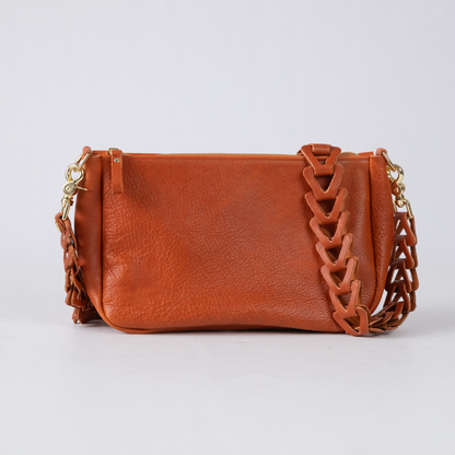 Pumpkin Bulldog Crossbody Bag