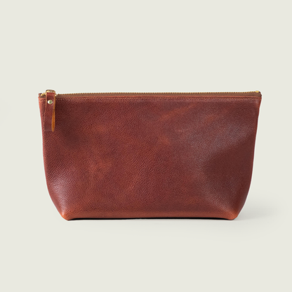 Green Bulldog Large Cosmetic Case