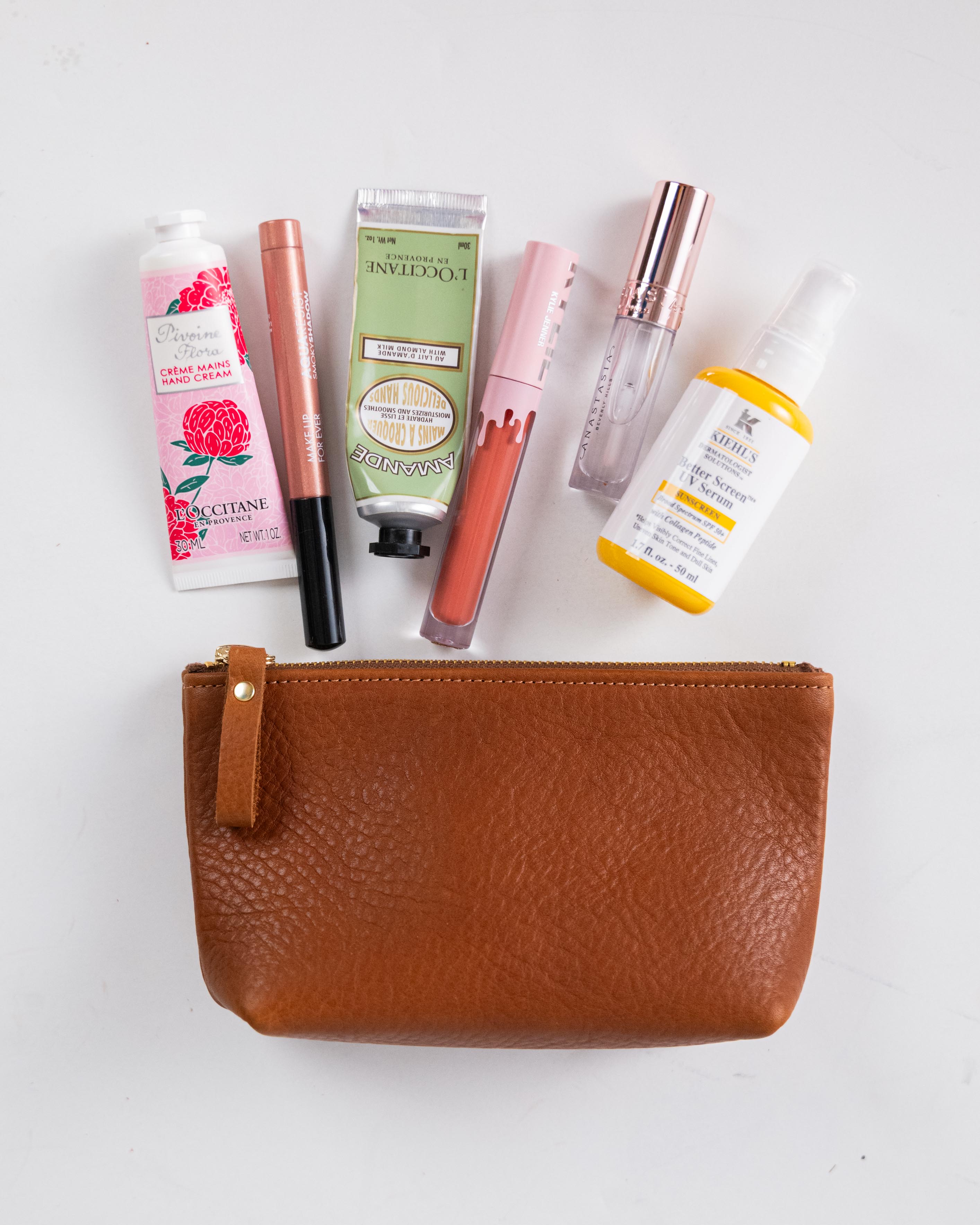 Green Bulldog Small Cosmetic Case