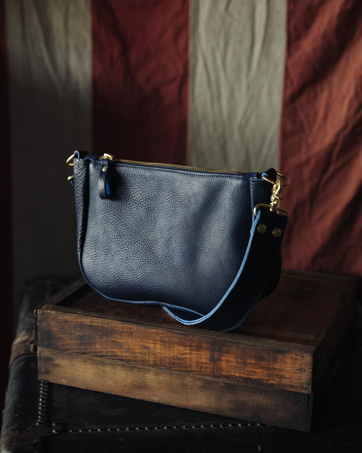 Ink Washed Cavalier Mini Crossbody Bag