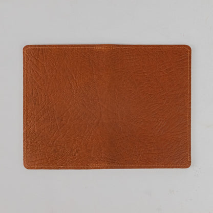 Tan Bison Passport Wallet