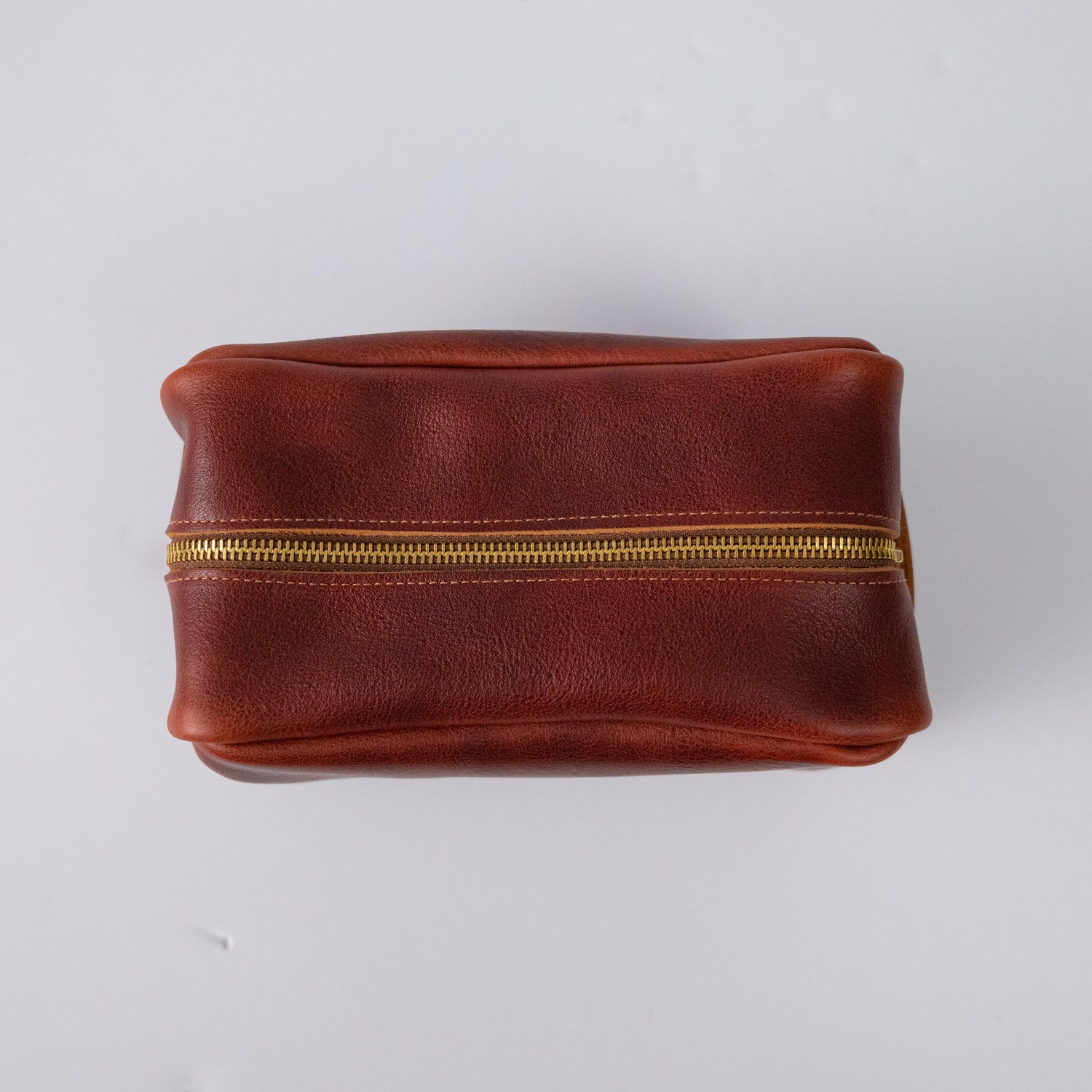 Dark Brown Bulldog Travel Kit