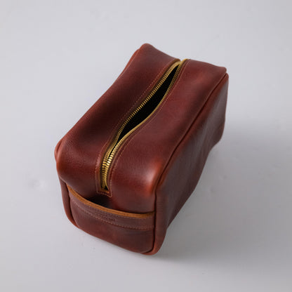 Dark Brown Bulldog Travel Kit