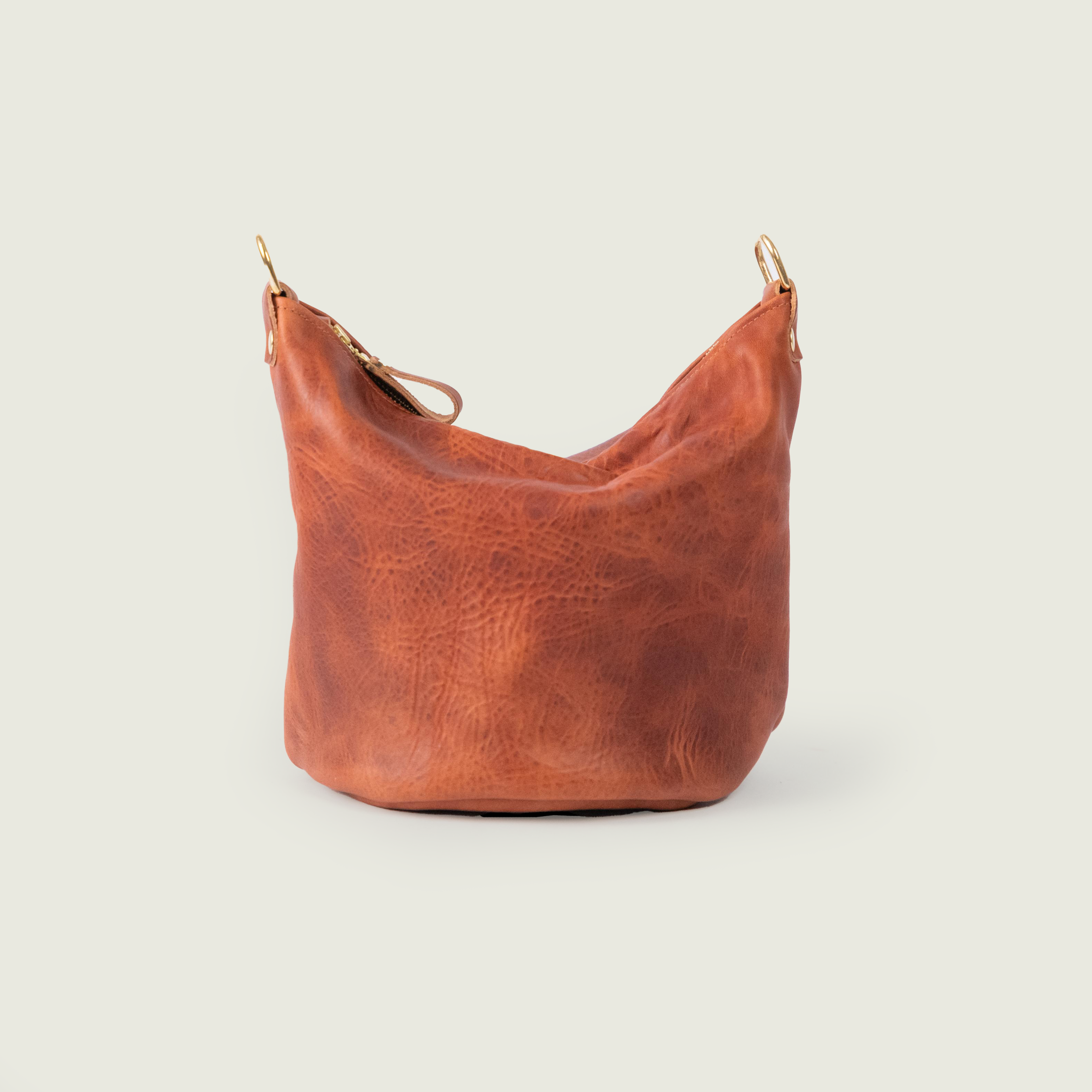 Very Tumbled Old English Derby Mini Zip-Top Bucket Bag