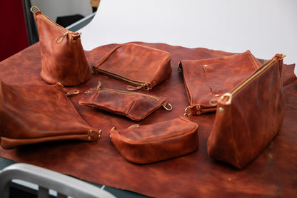 Very Tumbled Old English Derby Mini Crossbody Tote