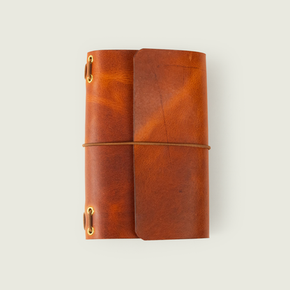 English Tan Dublin Mini Travel Journal