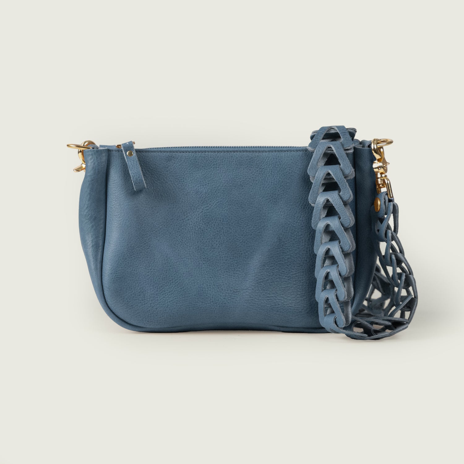 French Blue Bulldog Medium Crossbody Bag