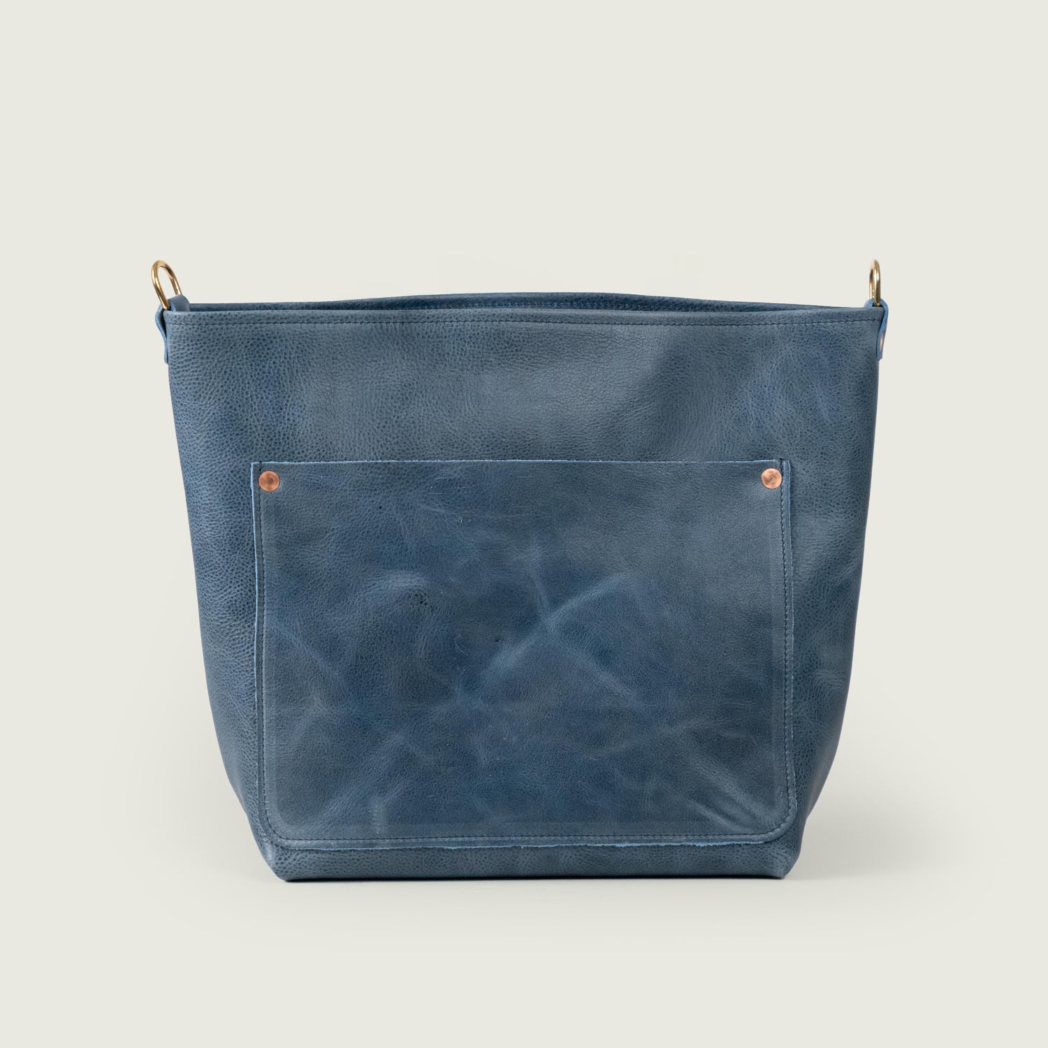 French Blue Bulldog Crossbody Travel Tote