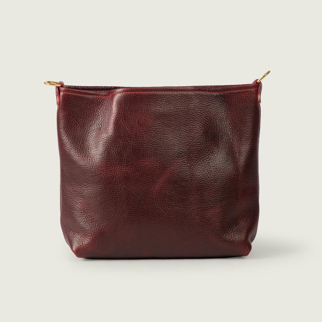 Dark Cherry Bulldog New Mini Crossbody Tote