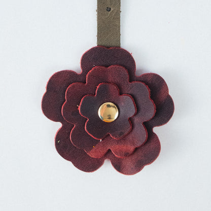 Blood Moon Flower Charm