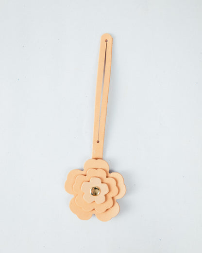 Vegetable Tanned Flower Charm