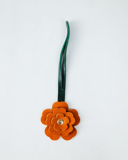 Honey Bulldog Flower Charm