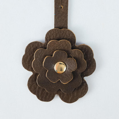 Olive Cypress Flower Charm