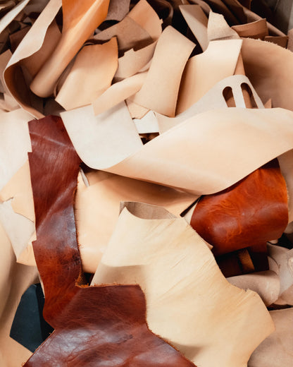 Box of Scrap Leather