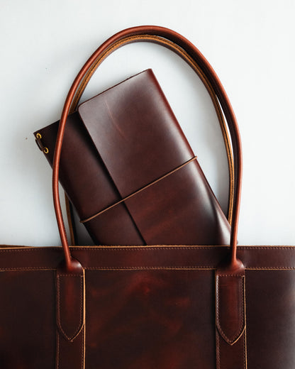 British Tan Double Shot Flagship Tote Bundle