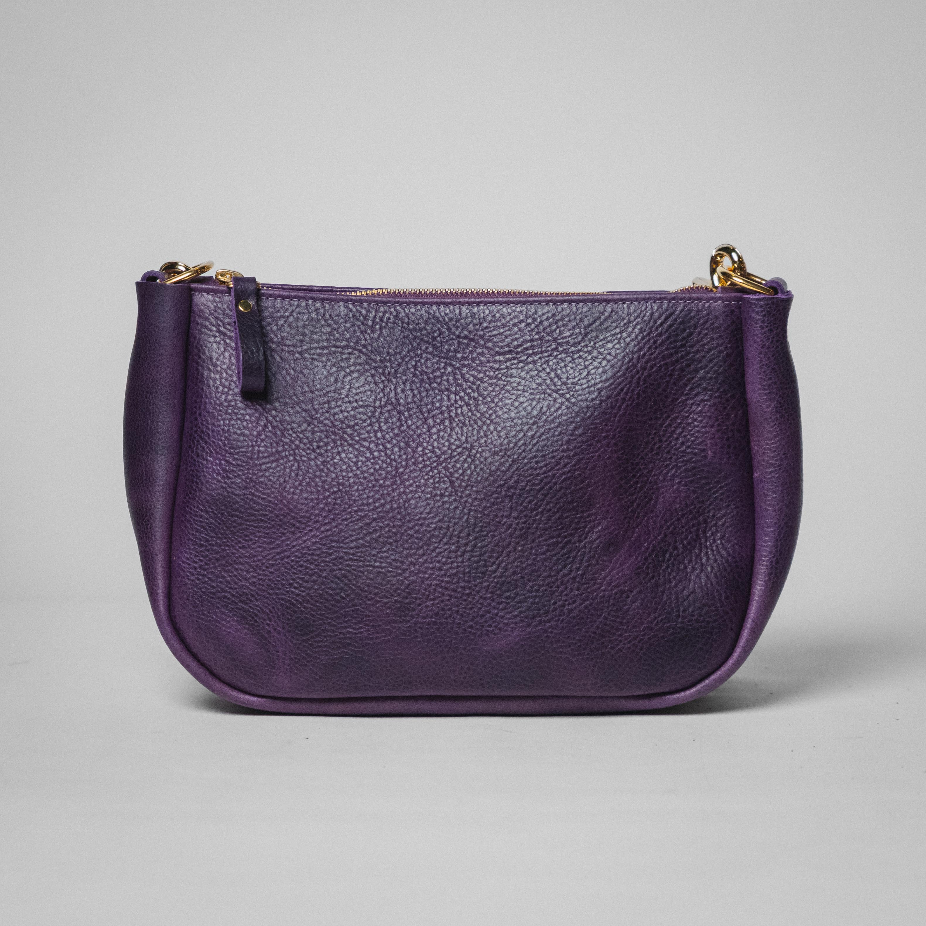 Purple Bulldog Crossbody Bag
